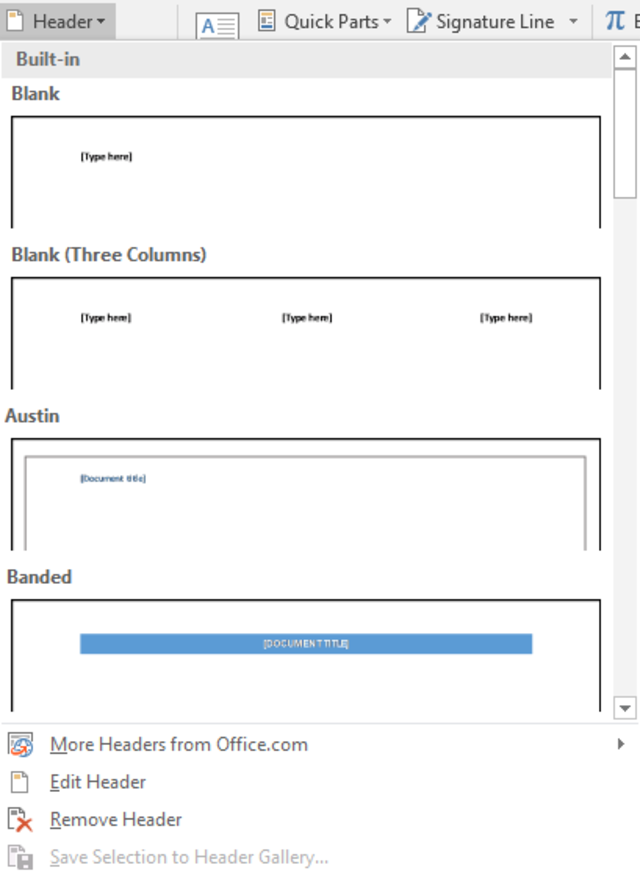 Ảnh 3: Cách tạo header and footer trong Word 2013