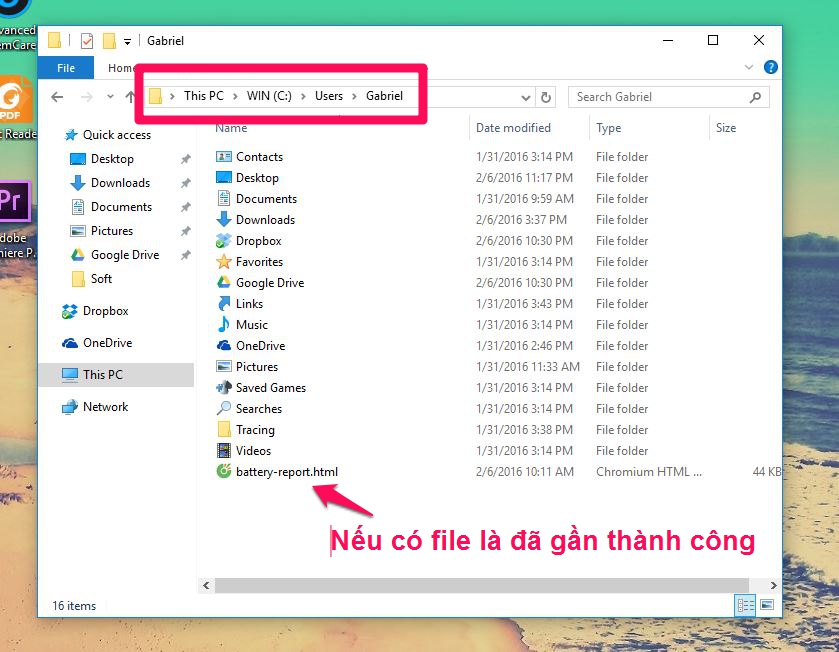 Mở file battery-report.html