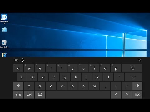 Touch Keyboard ở Win10