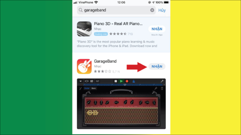 Tải ứng dụng GarageBand