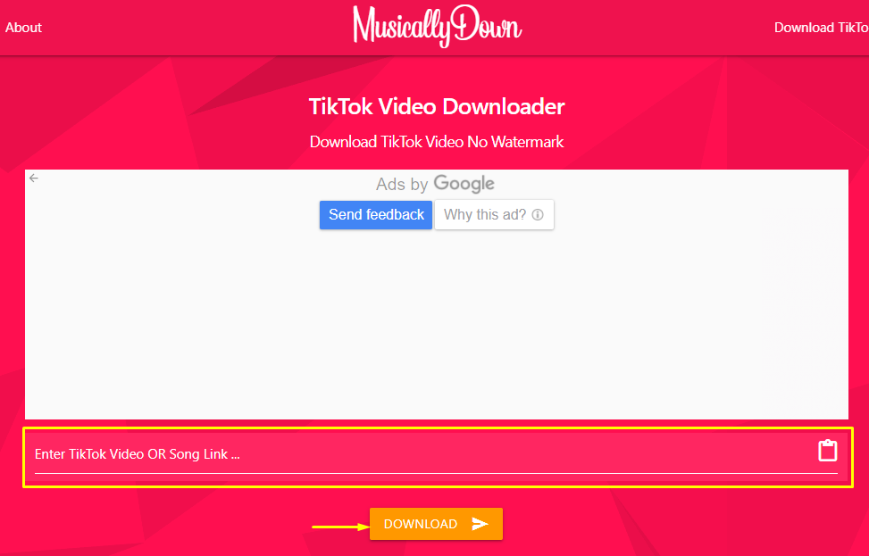 Tải Video với MusicallyDown