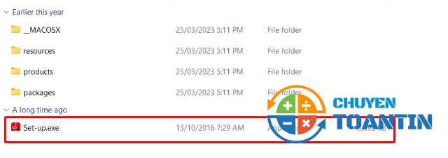 Chạy file Set-up.exe để cài đặt phần mềm