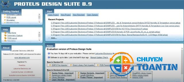 Phần mềm Proteus 8.9 có gì thu hút?