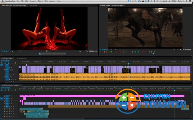 Chức năng nổi bật của Adobe Premiere Pro CC 2014
