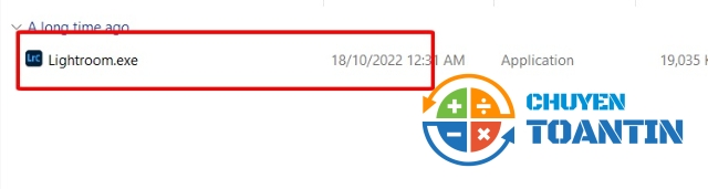 Copy file Lightroom.exe và dán vào thư mục cài đặt phần mềm 